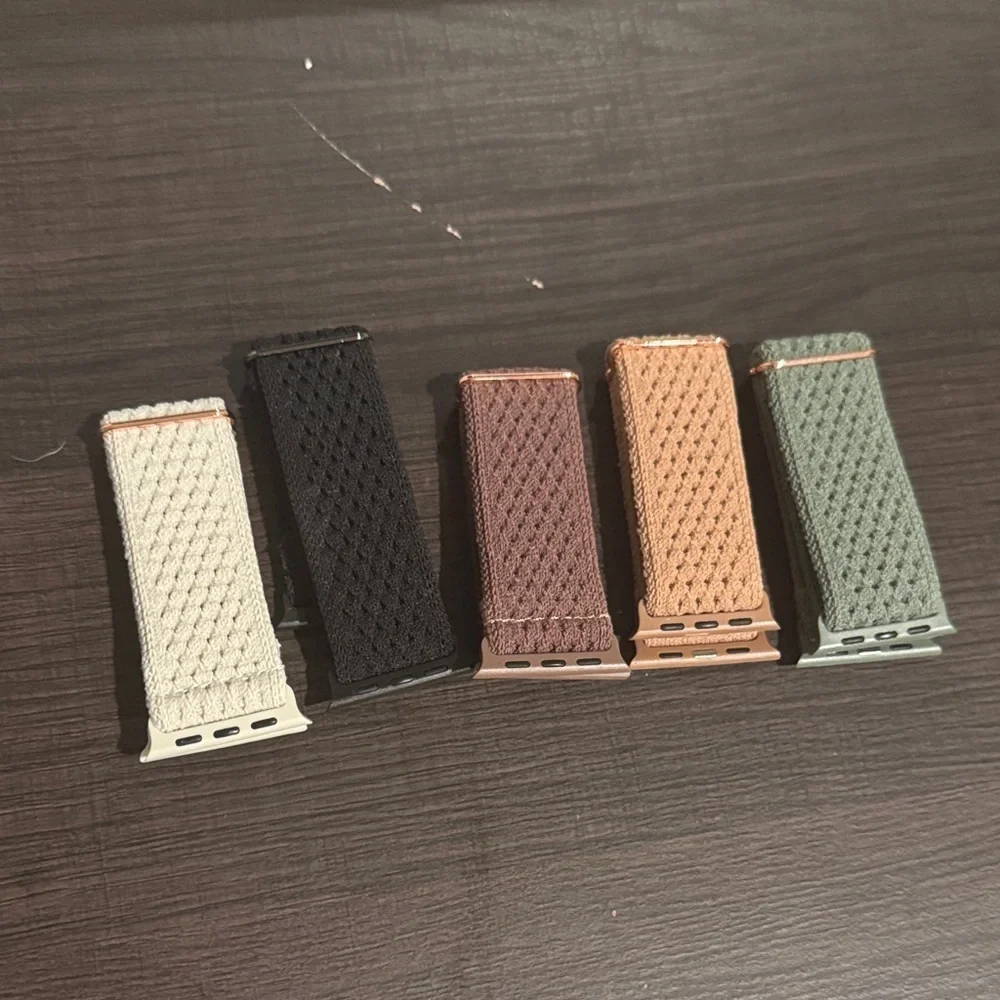 Stylish Woven Wristbands for Electronics Wearables